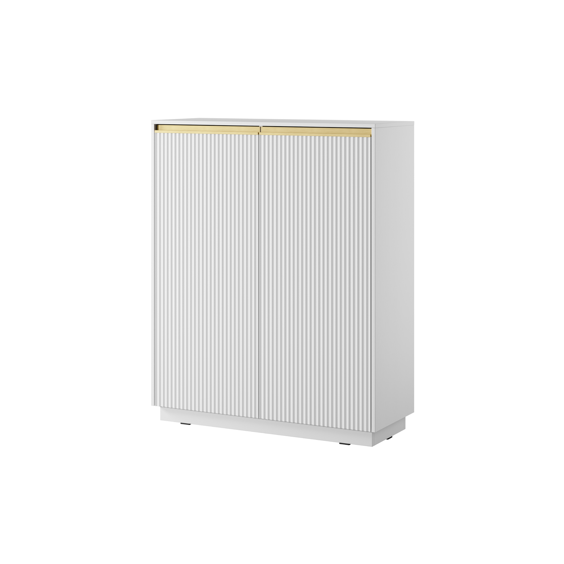 Credenza 2 ante in legno laminato Gold 104x127 cm