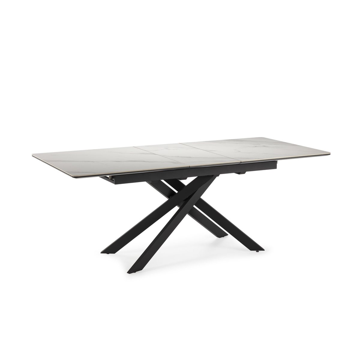 Tavolo allungabile in ceramica per 6/8 persone bianco Belman 160/200x76 cm