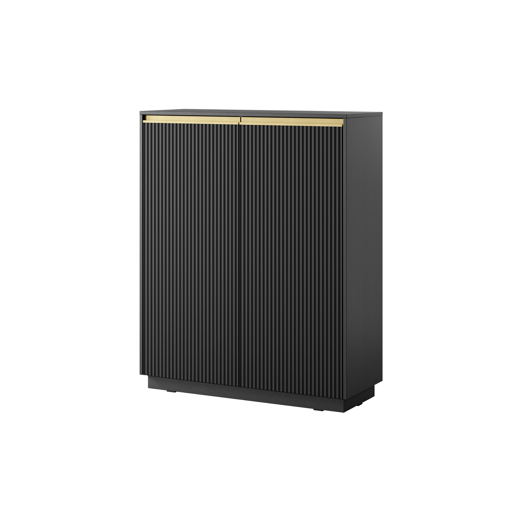 Credenza 2 ante in legno laminato Gold 104x127 cm