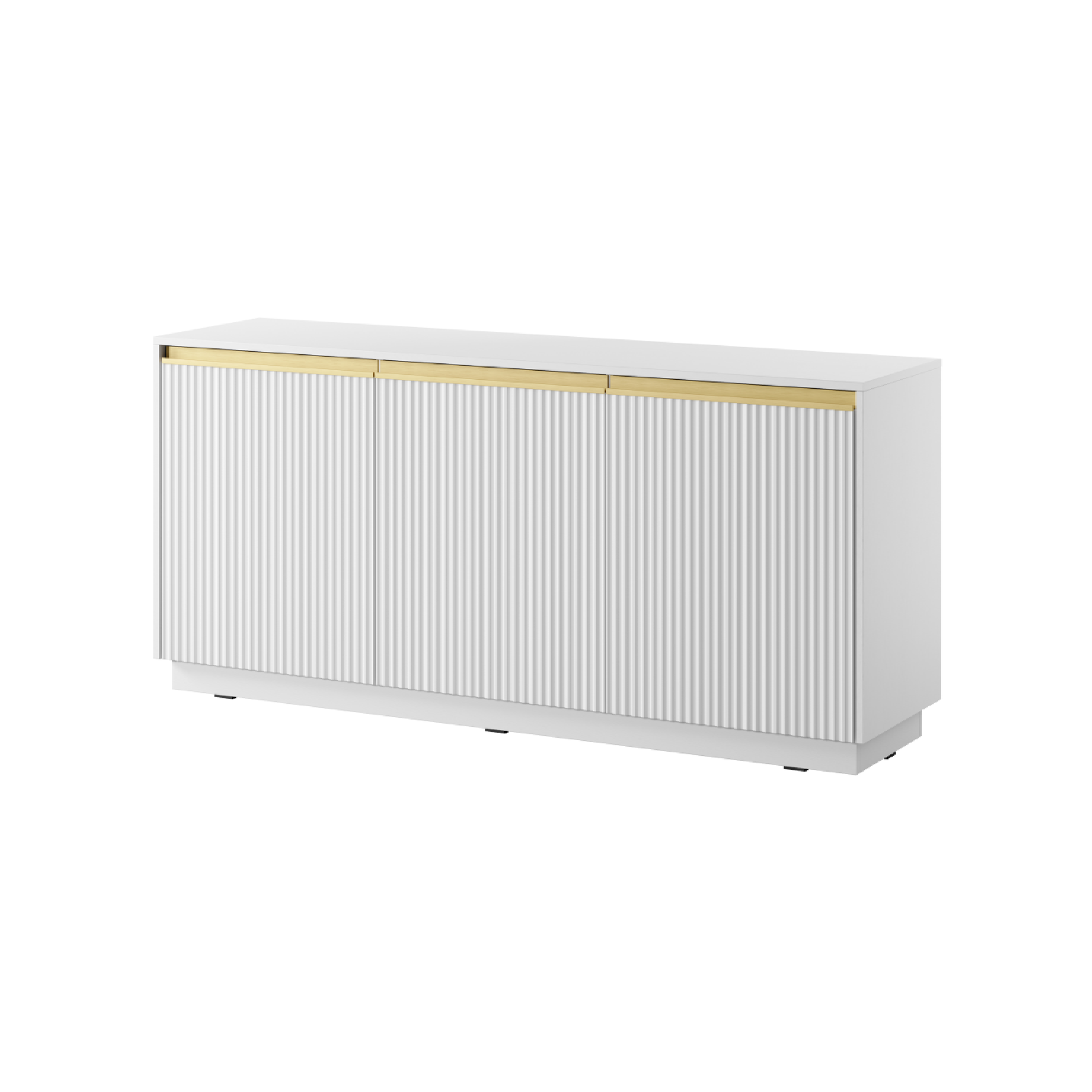 Madia 3 ante in legno laminato Gold 154x72 cm