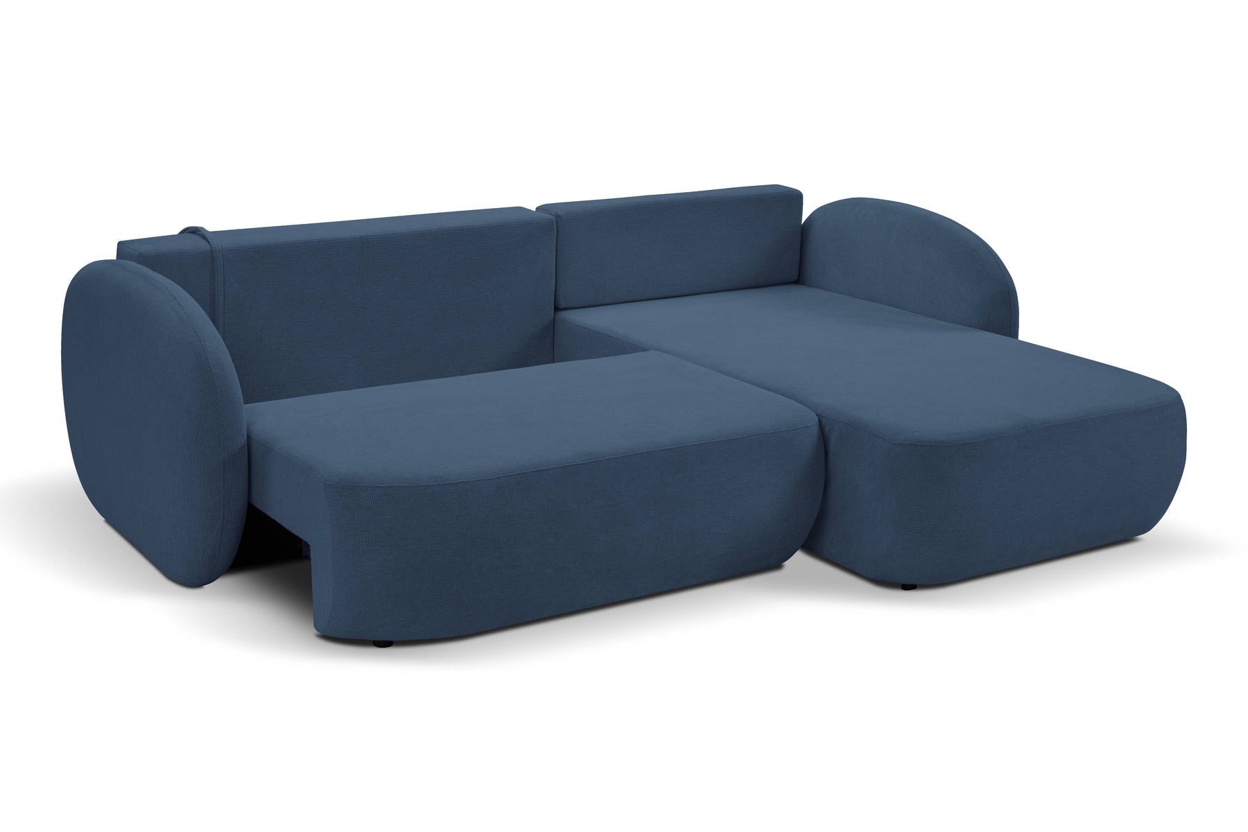 Divano letto angolare in tessuto cinigliato Madrid 248x174 cm
