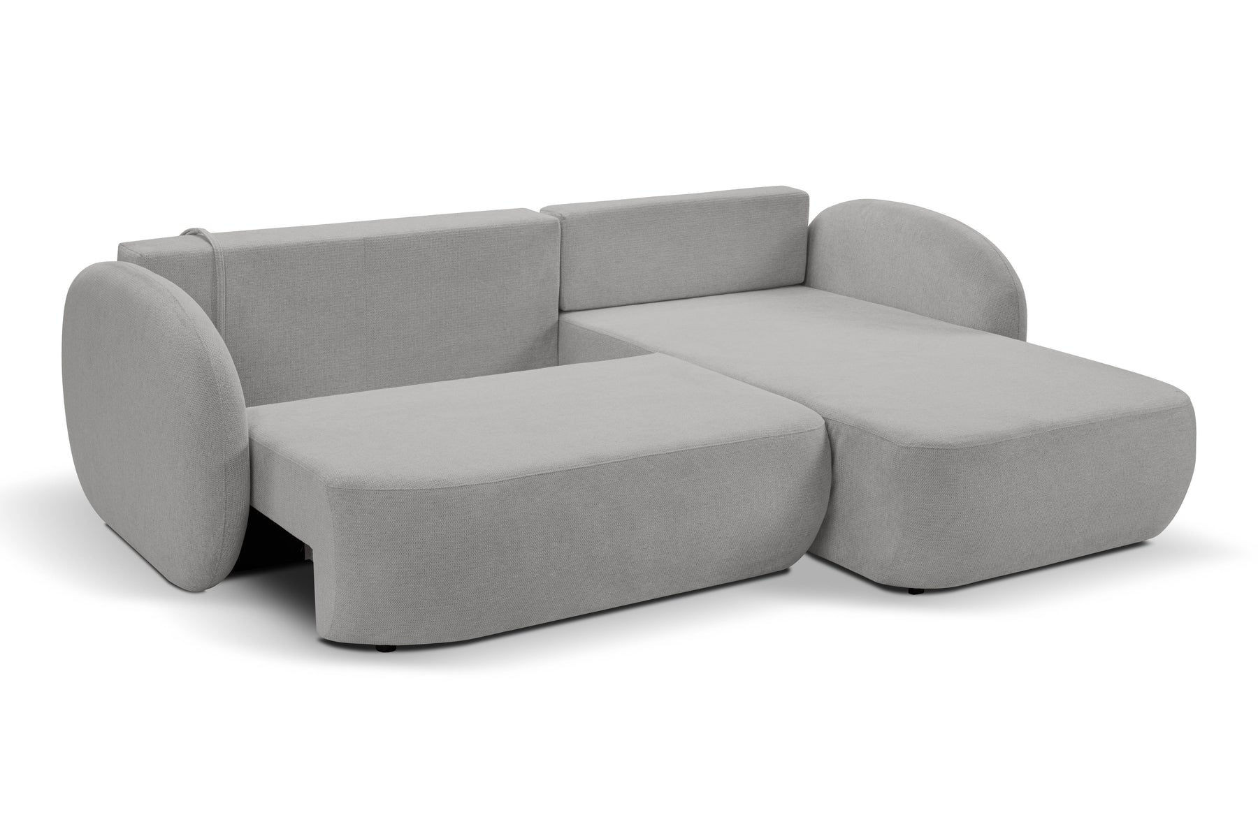 Divano letto angolare in tessuto cinigliato Madrid 248x174 cm