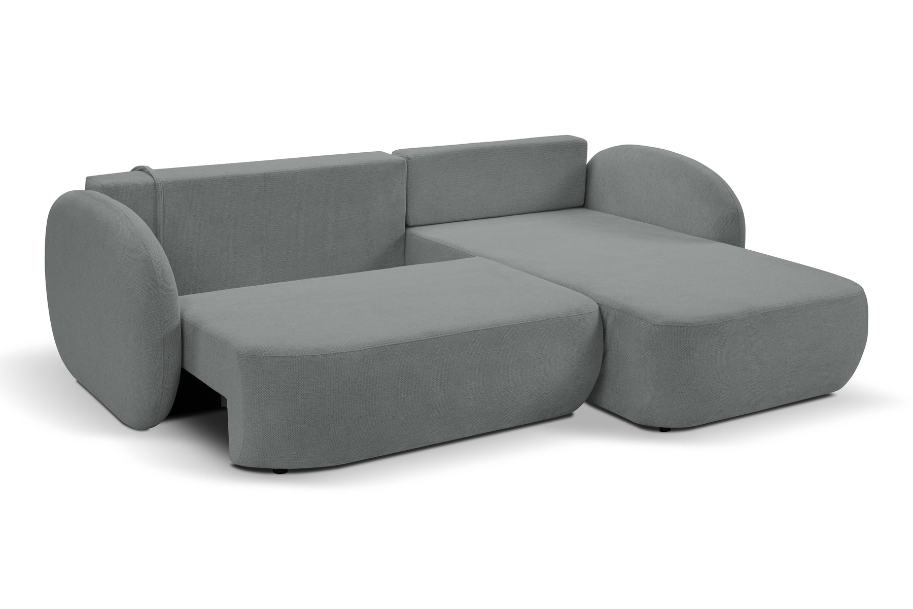 Divano letto angolare in tessuto cinigliato Madrid 248x174 cm