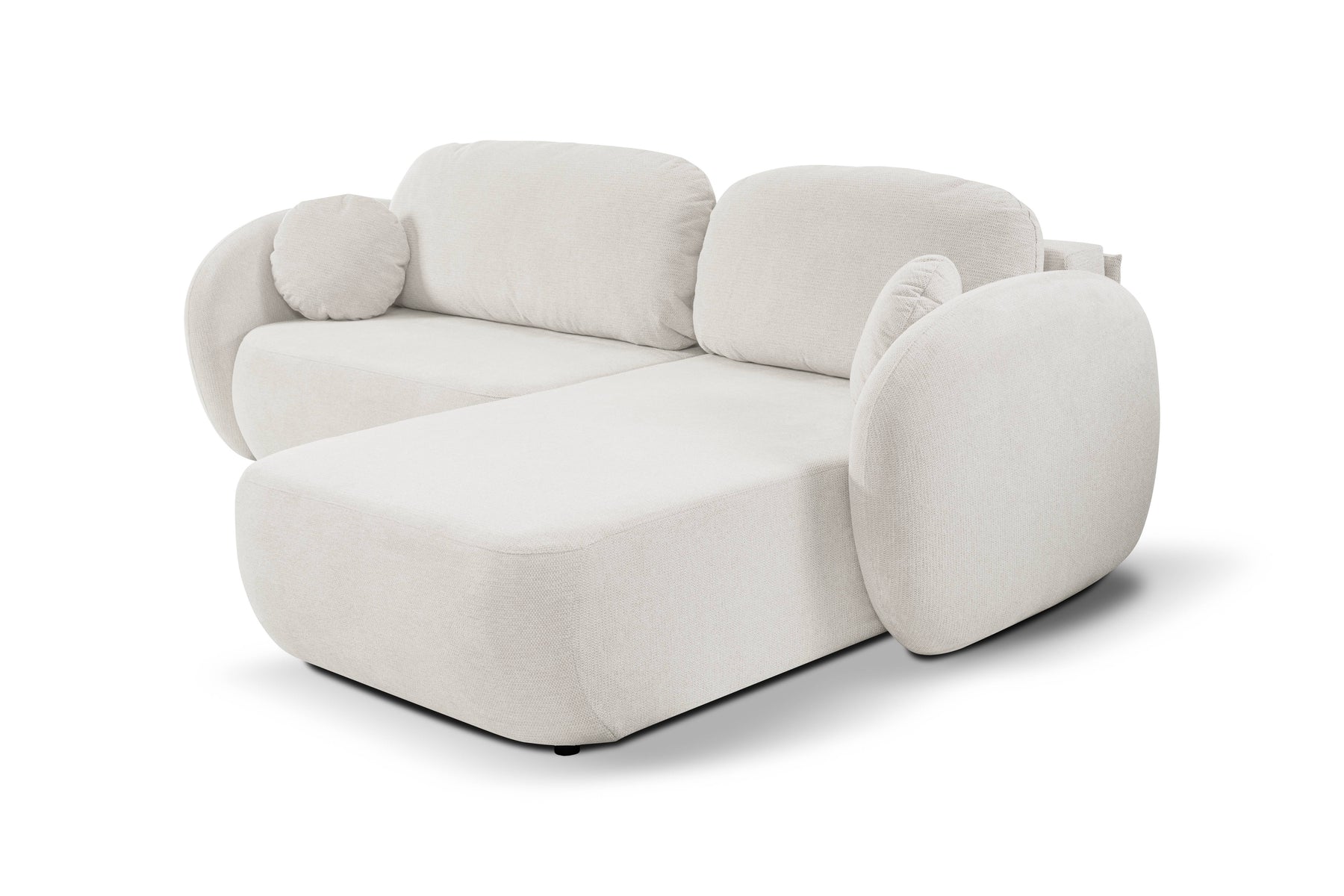 Divano letto angolare in tessuto cinigliato Madrid 248x174 cm