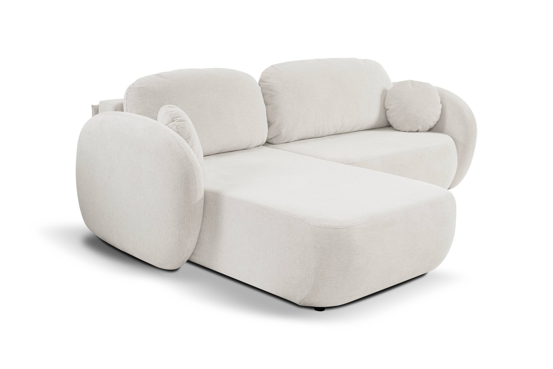 Divano letto angolare in tessuto cinigliato Madrid 248x174 cm