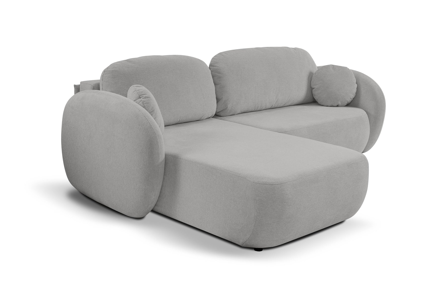 Divano letto angolare in tessuto cinigliato Madrid 248x174 cm