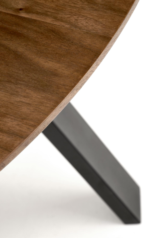 Tavolo tondo per 4/6 persone rovere Leonida 120x74 cm