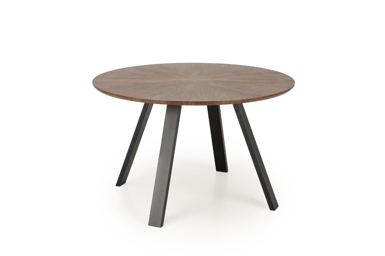 Tavolo tondo per 4/6 persone rovere Leonida 120x74 cm