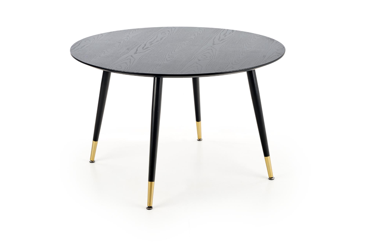 Tavolo tondo per 4 persone nero Argo 120x75 cm