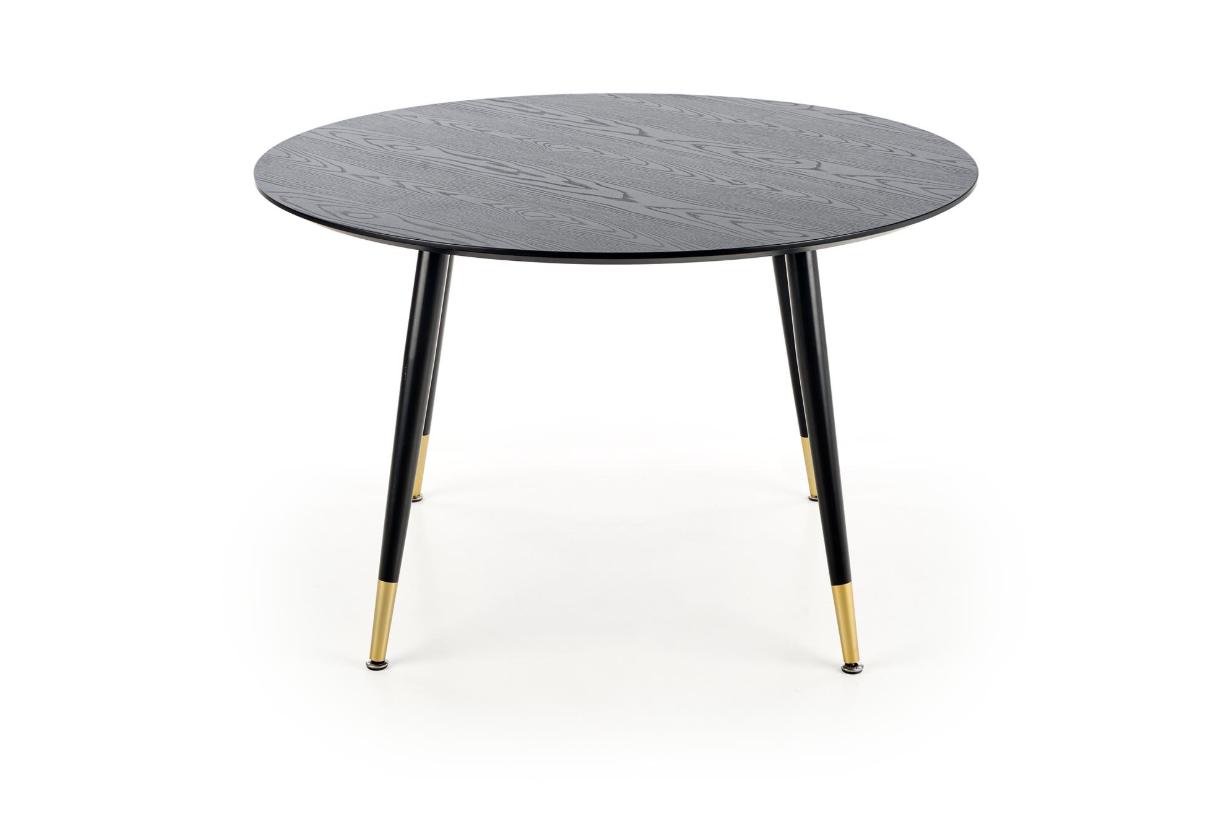 Tavolo tondo per 4 persone nero Argo 120x75 cm