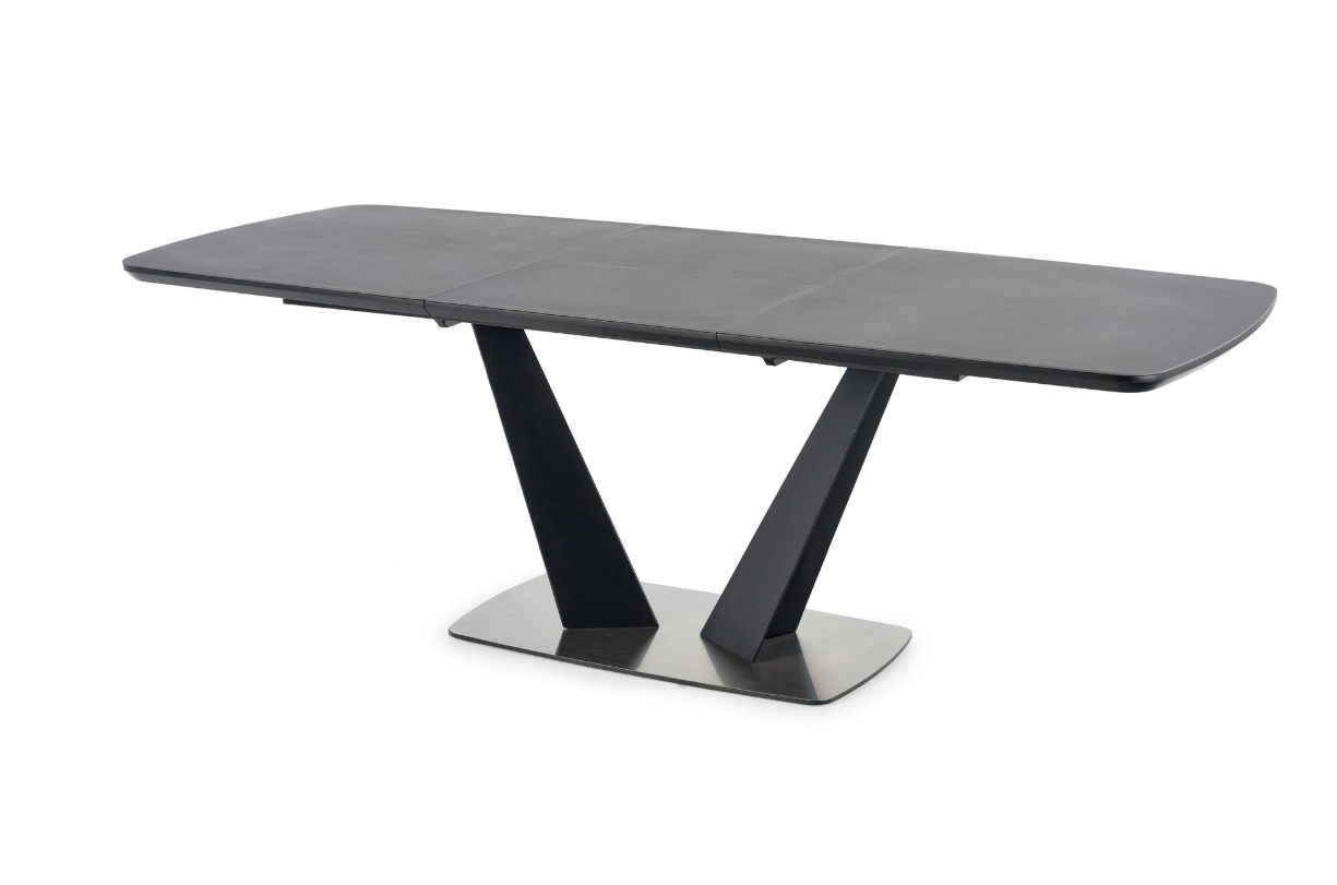 Tavolo allungabile per 6/8 persone grigio Victor 160/220x90 cm