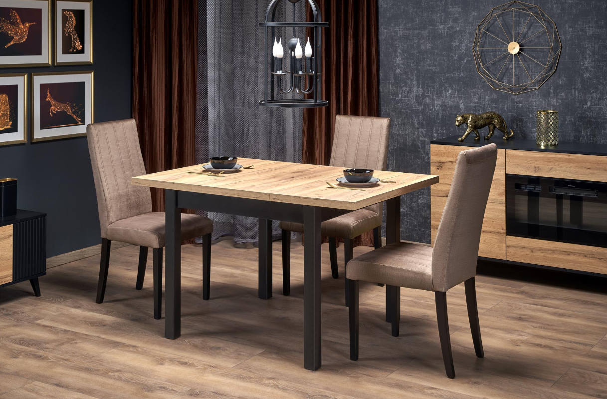 Tavolo allungabile per 4 persone Ettore 90/125x90 cm