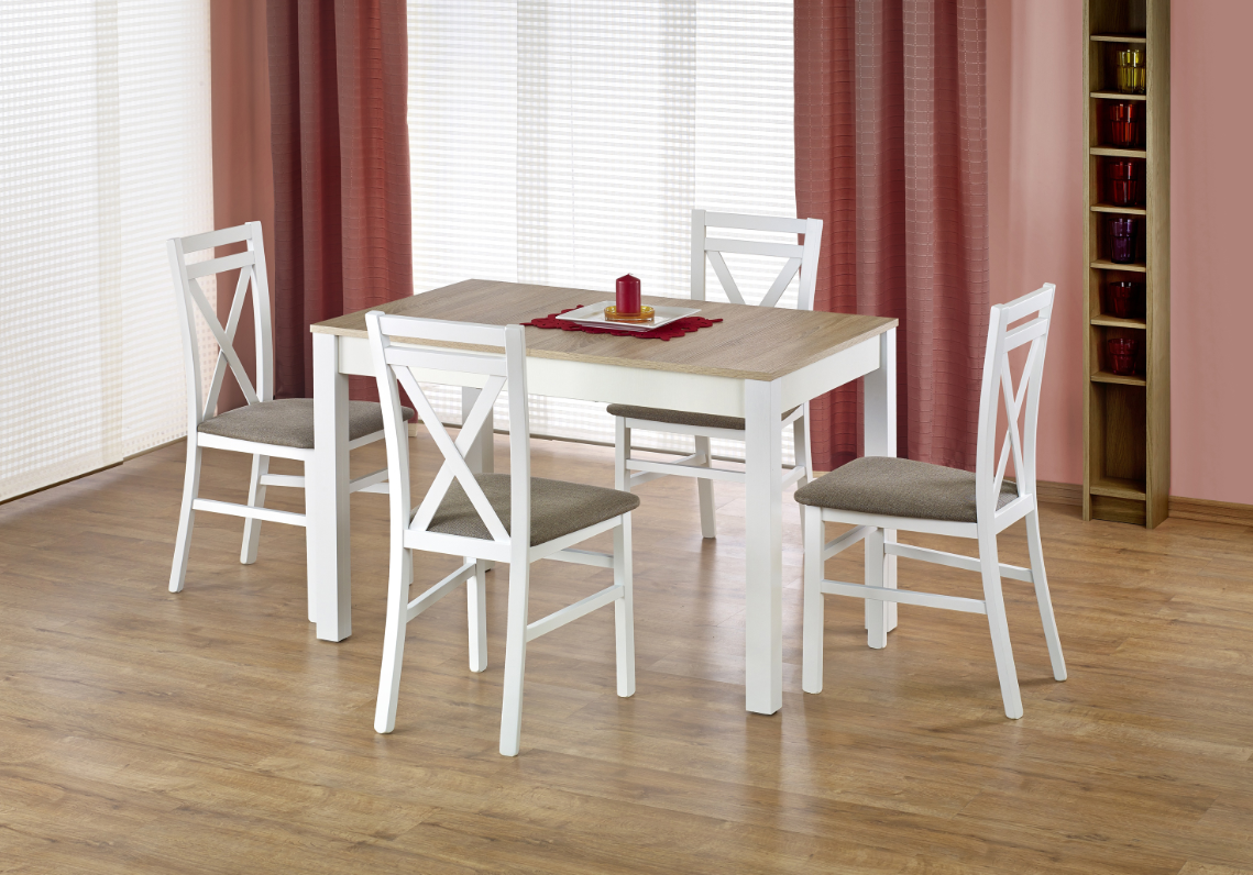 Tavolo allungabile per 4/6 persone Maury 118/158x75 cm