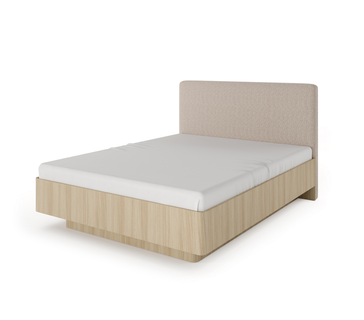Letto contenitore rovere Arlo 165x120 cm