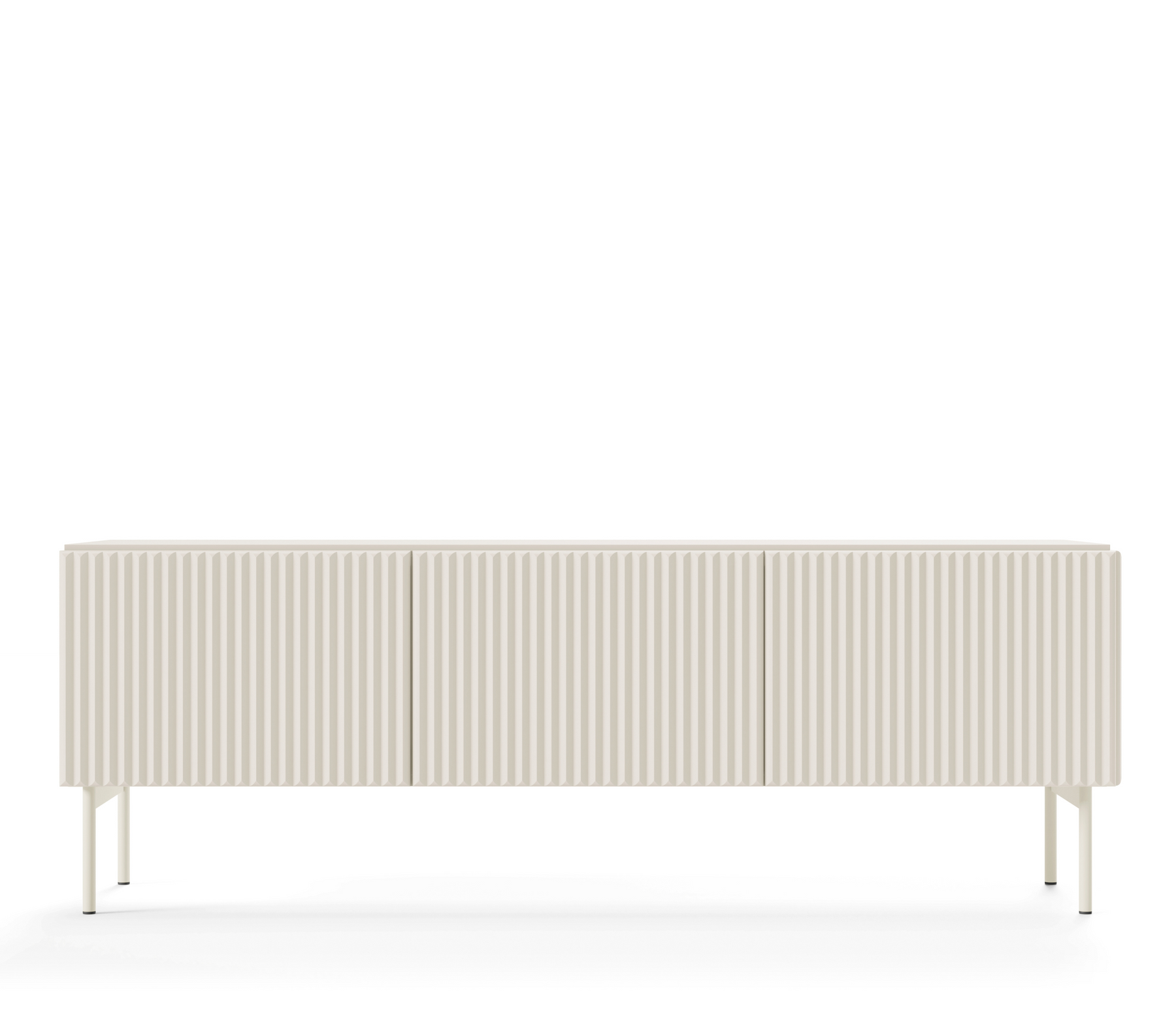 Mobile TV 4 ante con piede in metallo Neva 147x51 cm