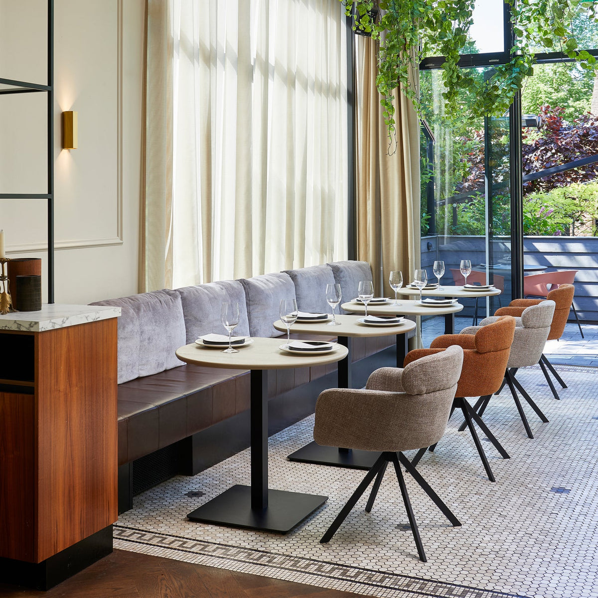 Tavolo da pranzo rotondo Bistro 79x74 cm - elemento finale