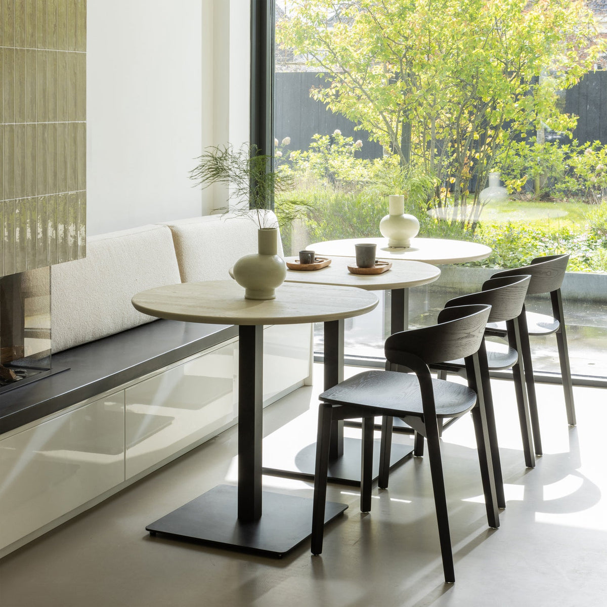 Tavolo da pranzo rotondo Bistro 79x74 cm - elemento centrale