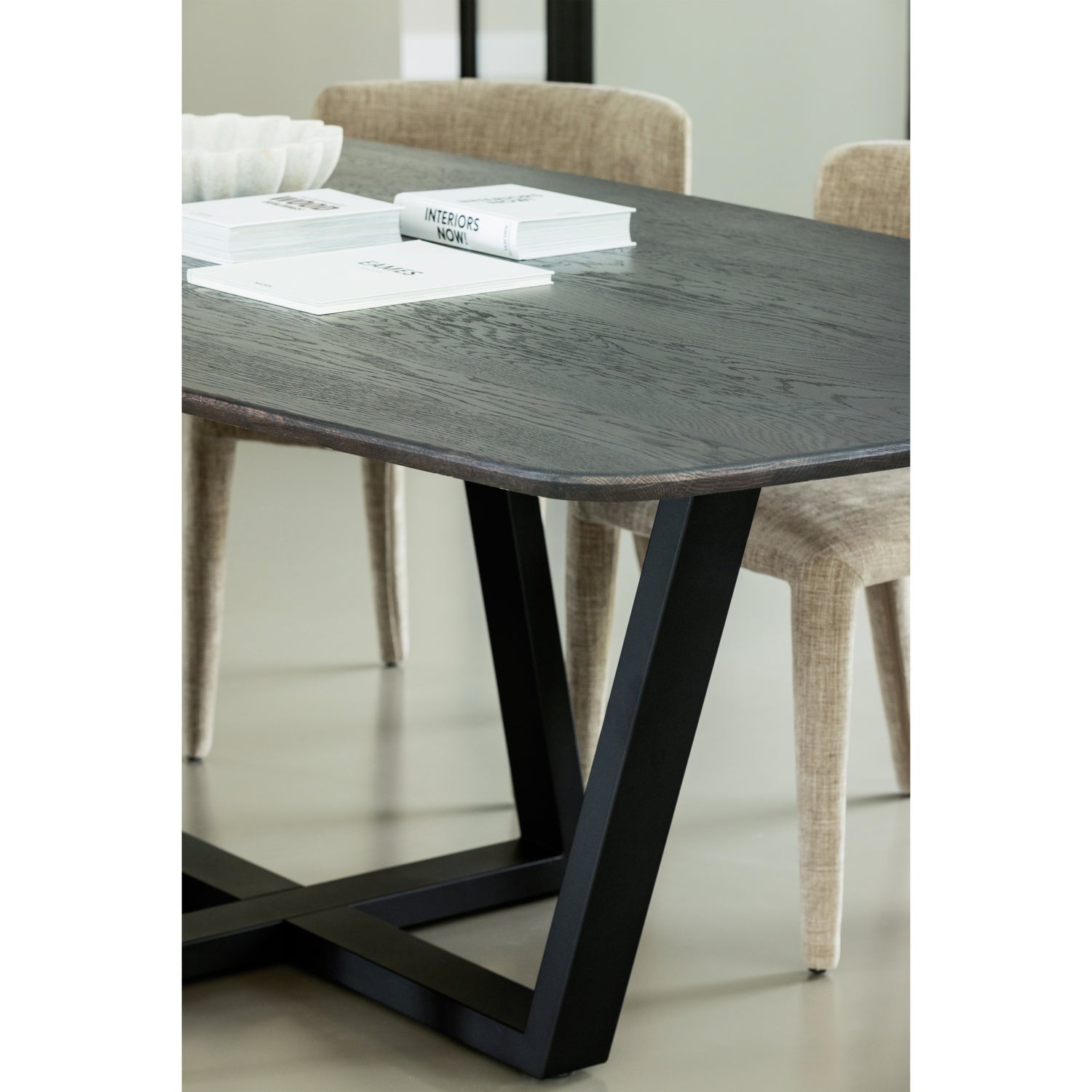 Tavolo da pranzo ovale Tablo 219x74 cm