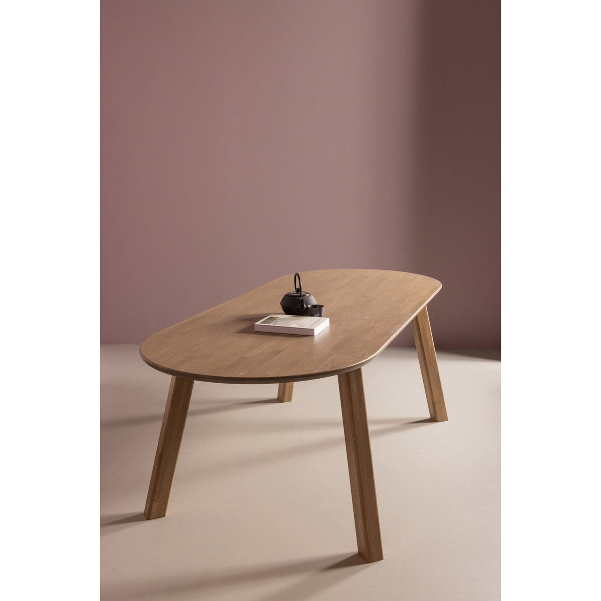 Tavolo da pranzo ovale in rovere Edge 219x75 cm