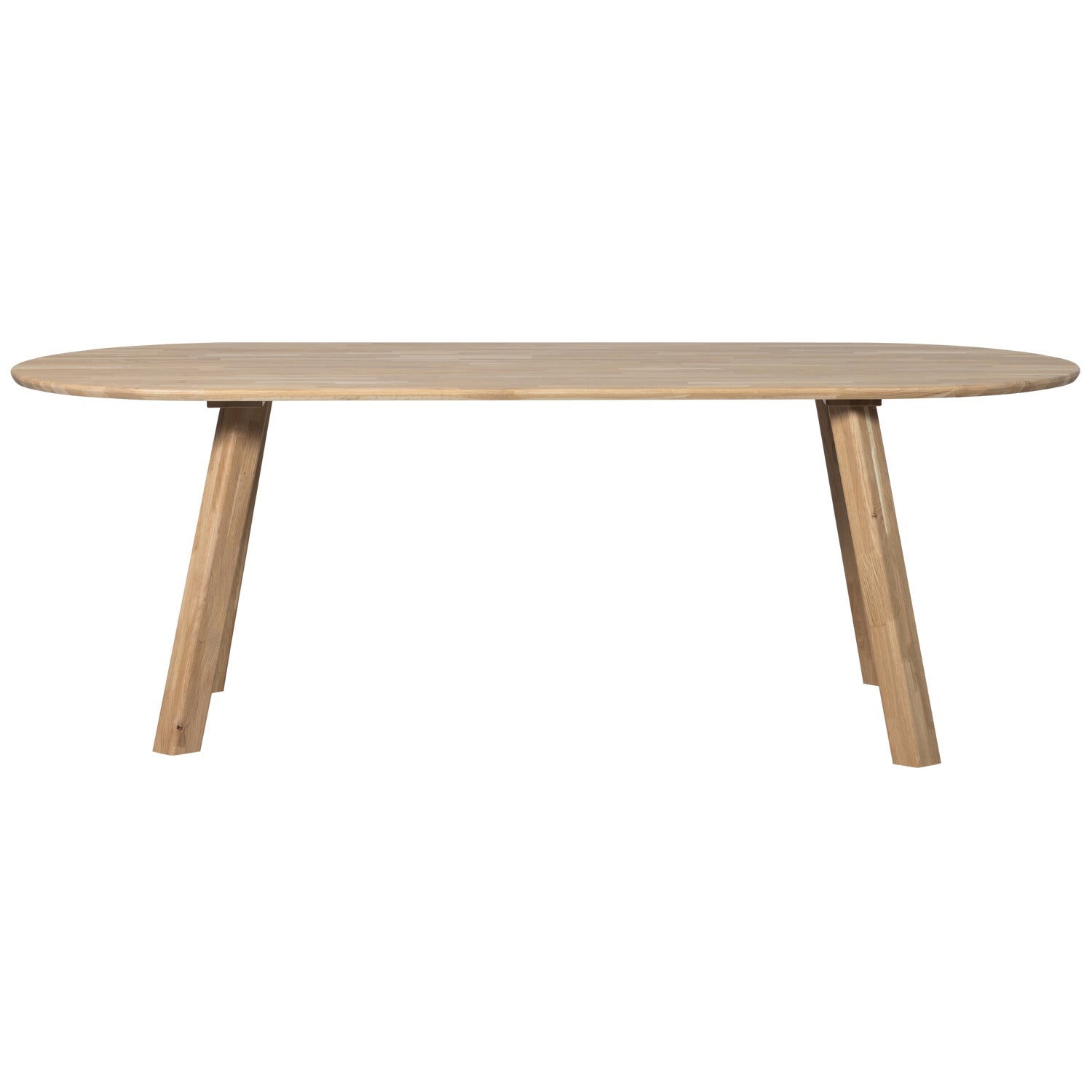 Tavolo da pranzo ovale in rovere Tablo 75x219 cm