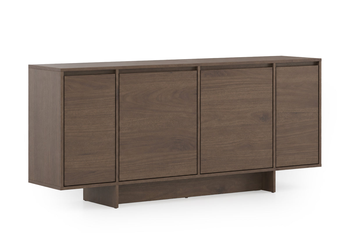 Madia 4 ante in legno laminato Enha 180 x 39 cm