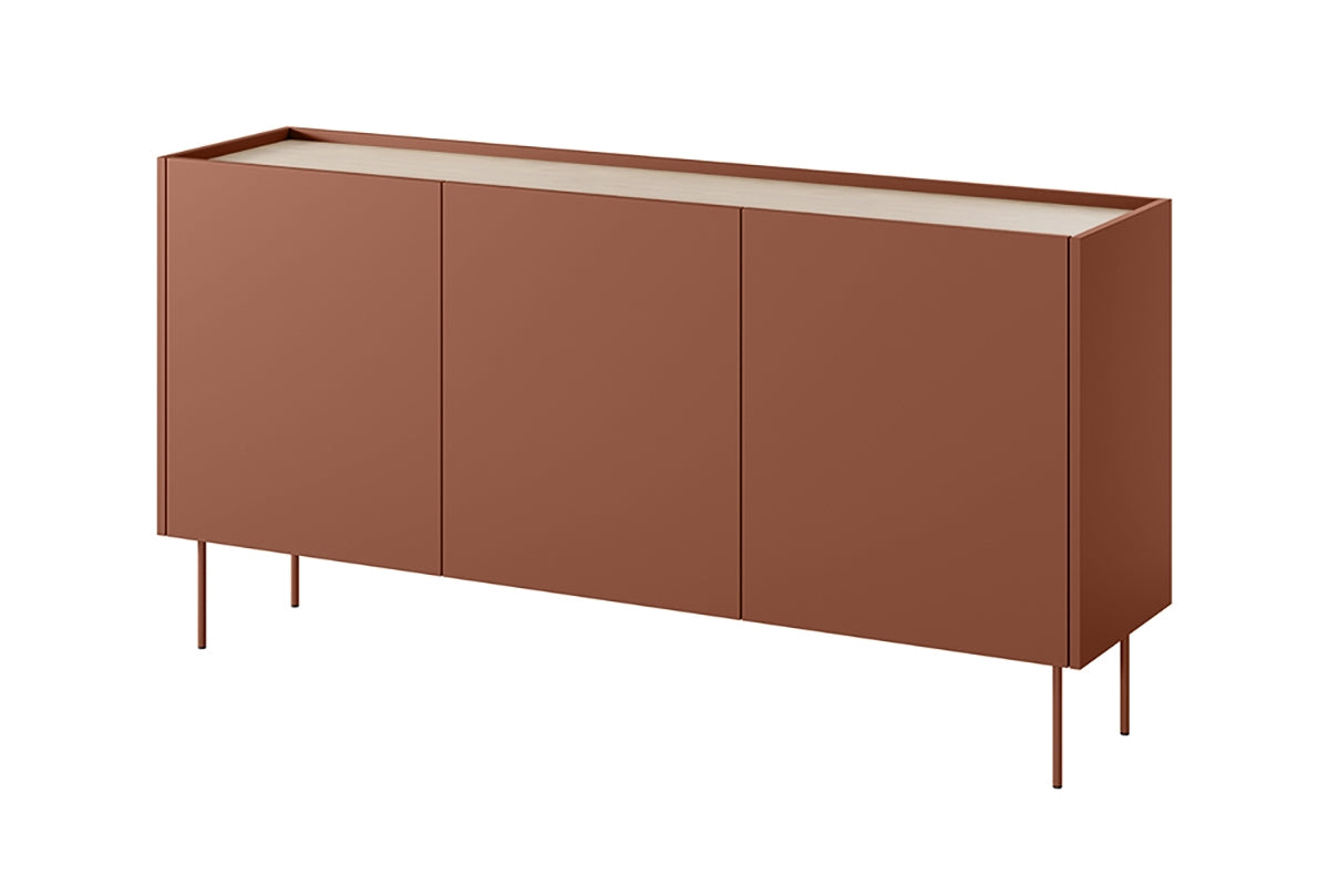 Madia 3 ante con piede in metallo Mars 170x85 cm
