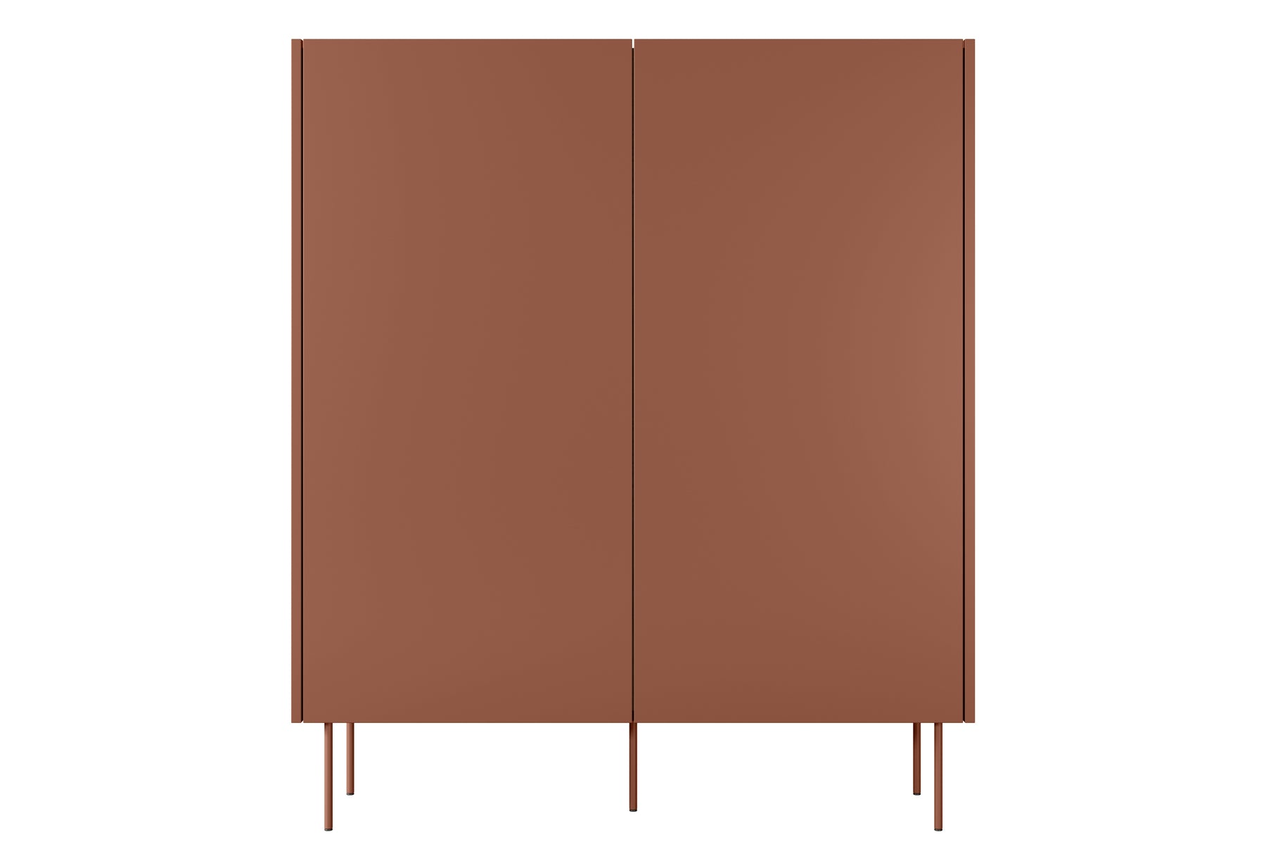 Credenza 2 ante 2 cassetti con piede in metallo Mars 120x140 cm