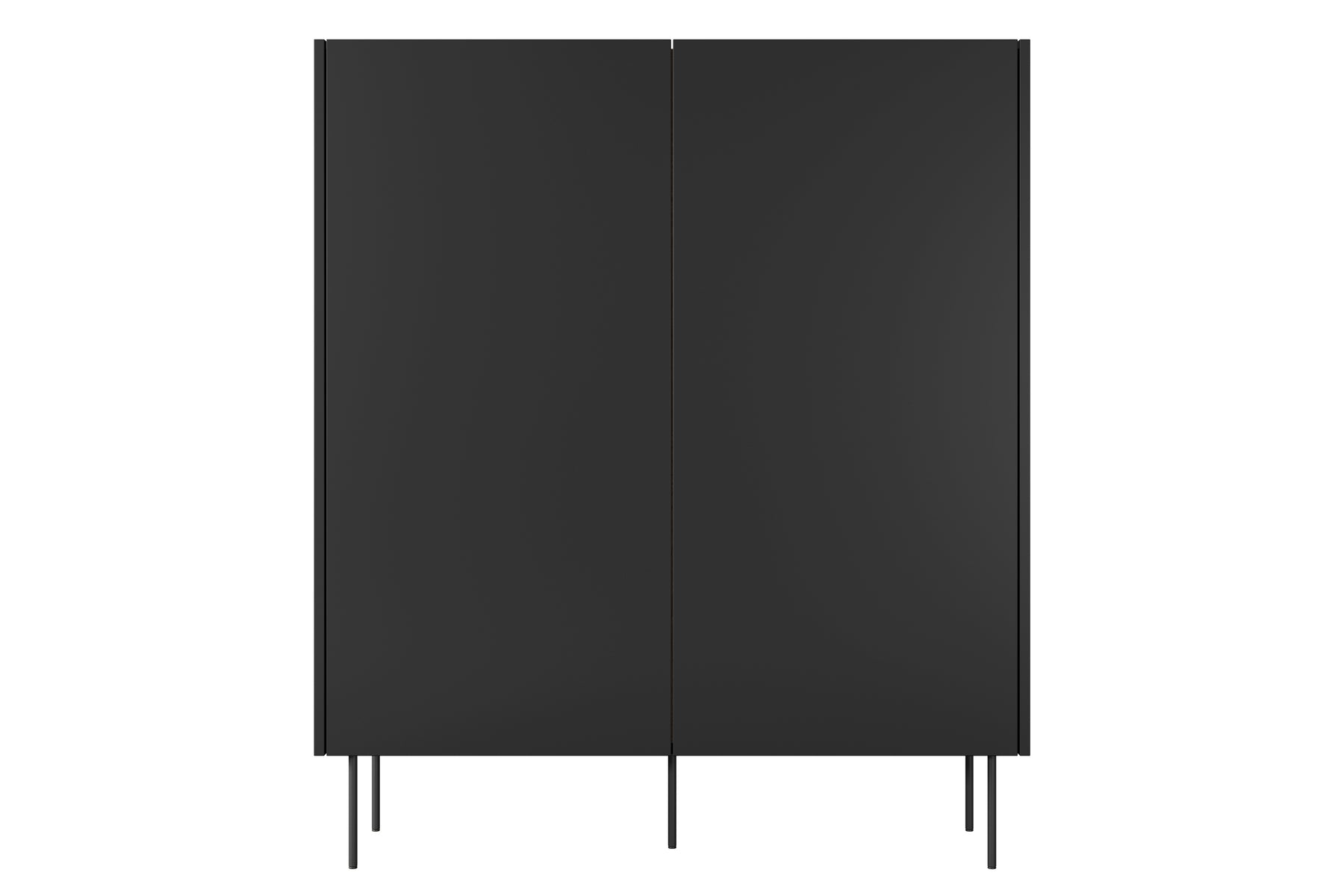 Credenza 2 ante 2 cassetti con piede in metallo Mars 120x140 cm