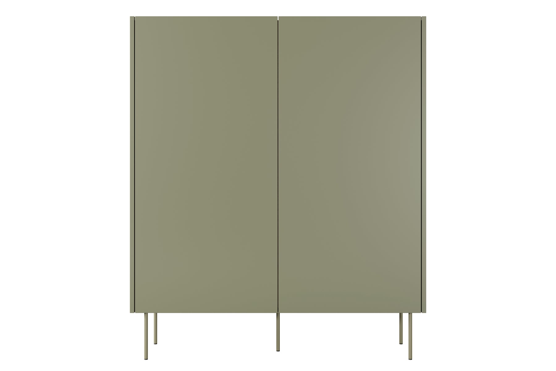 Credenza 2 ante 2 cassetti con piede in metallo Mars 120x140 cm