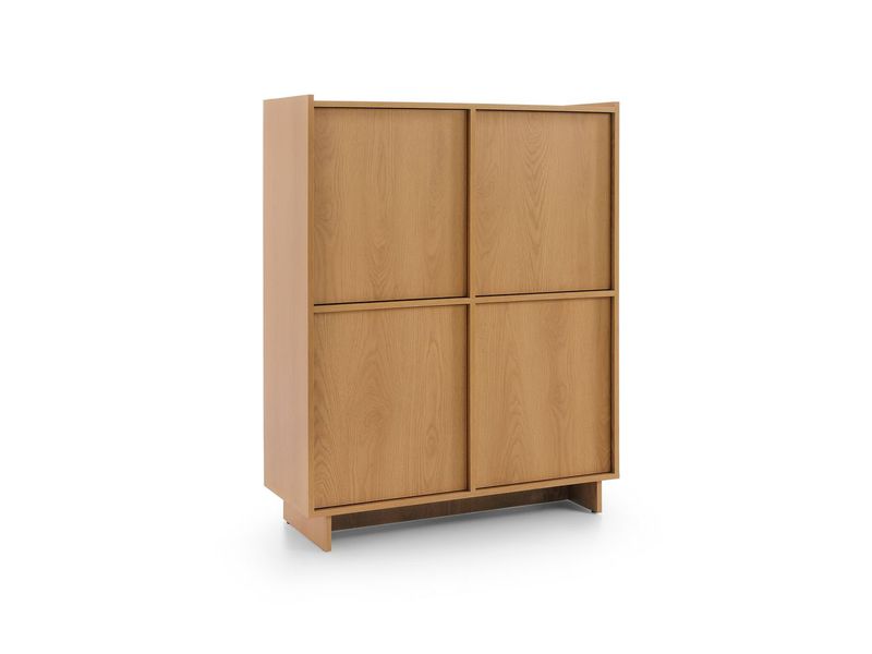 Credenza 4 ante rovere Yako 98x124 cm