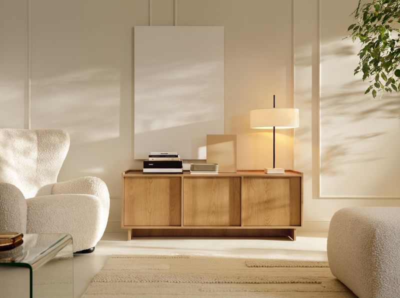 Mobile TV 3 ante rovere Yako 147x55 cm