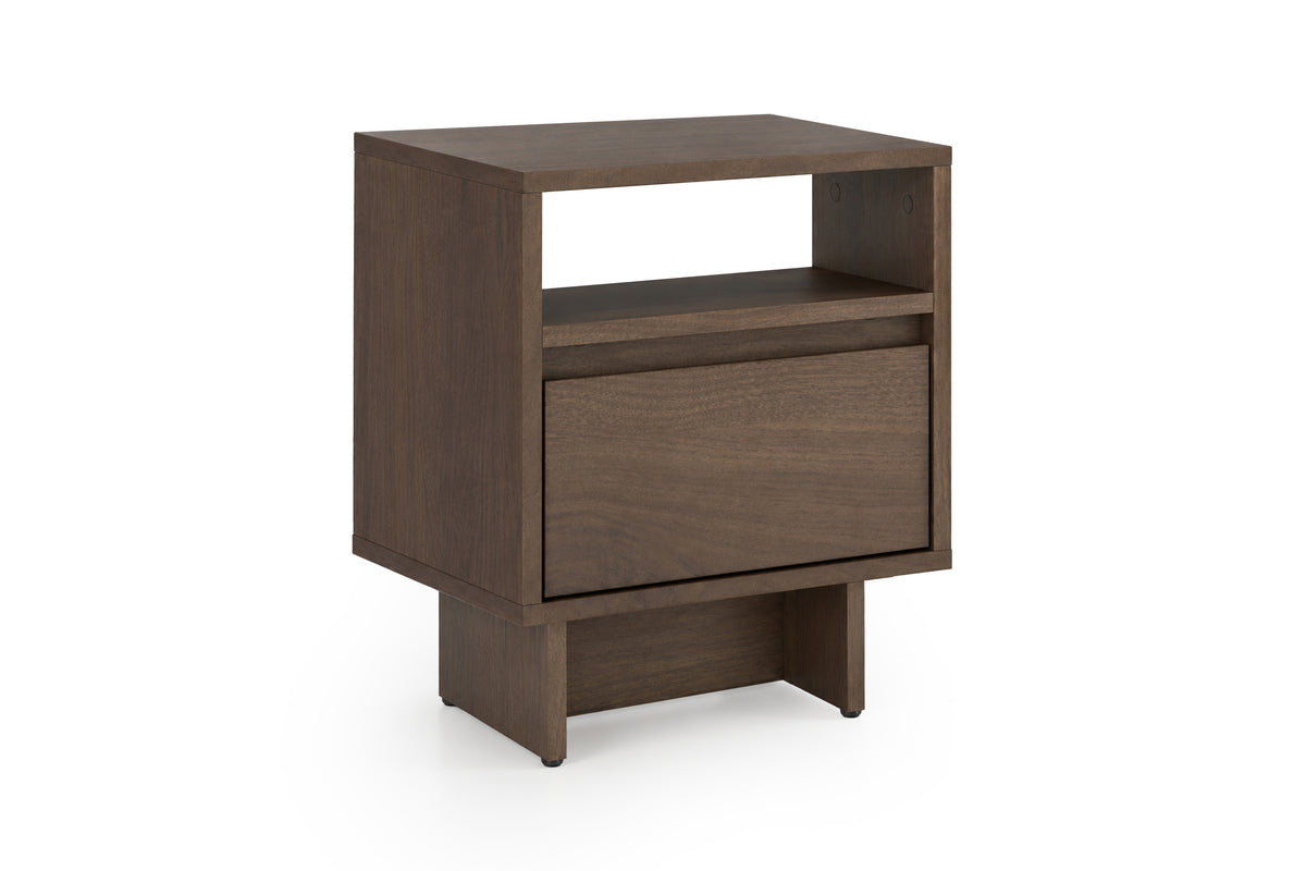 Comodino 1 cassetto in legno laminato Enha 40 x 37 cm