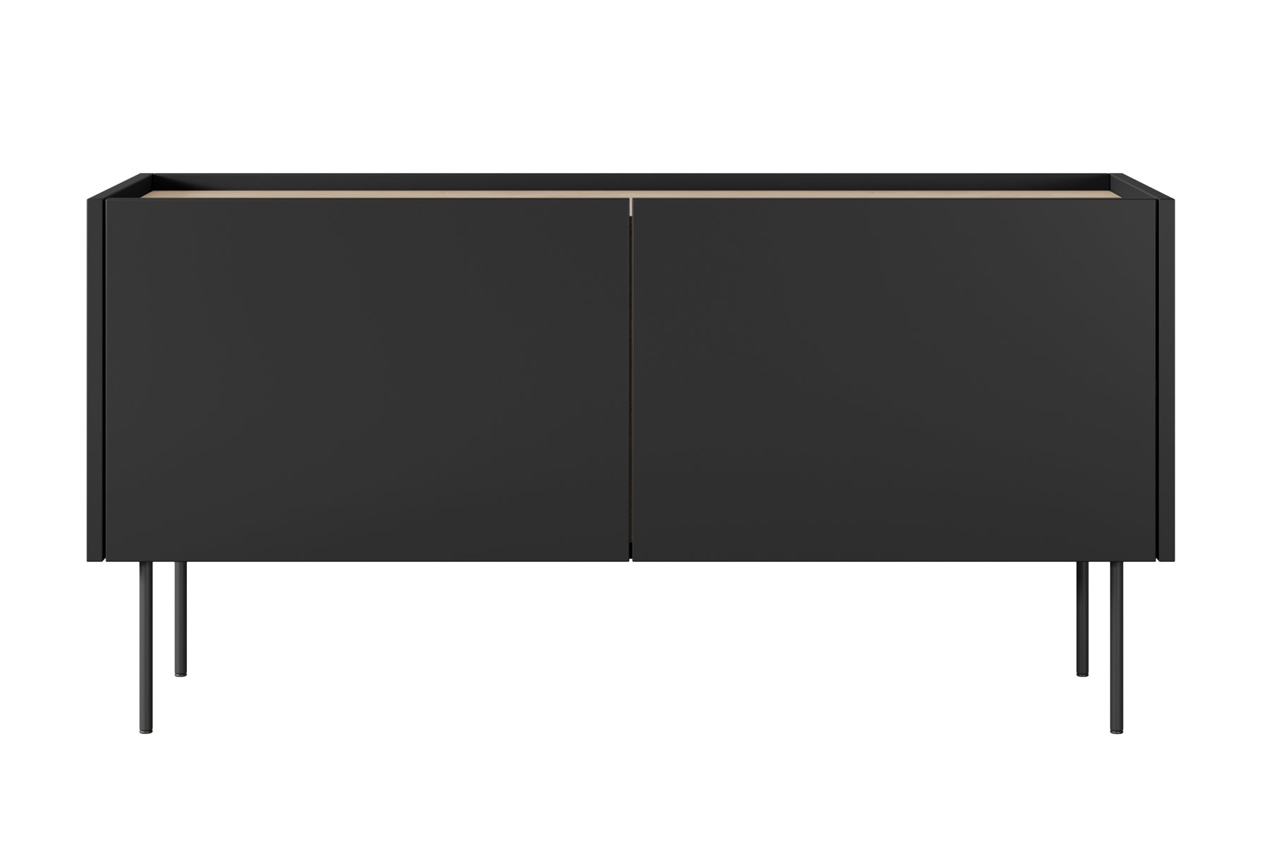 Mobile TV 2 ante 1 cassetto con piede in metallo Mars 120x60 cm