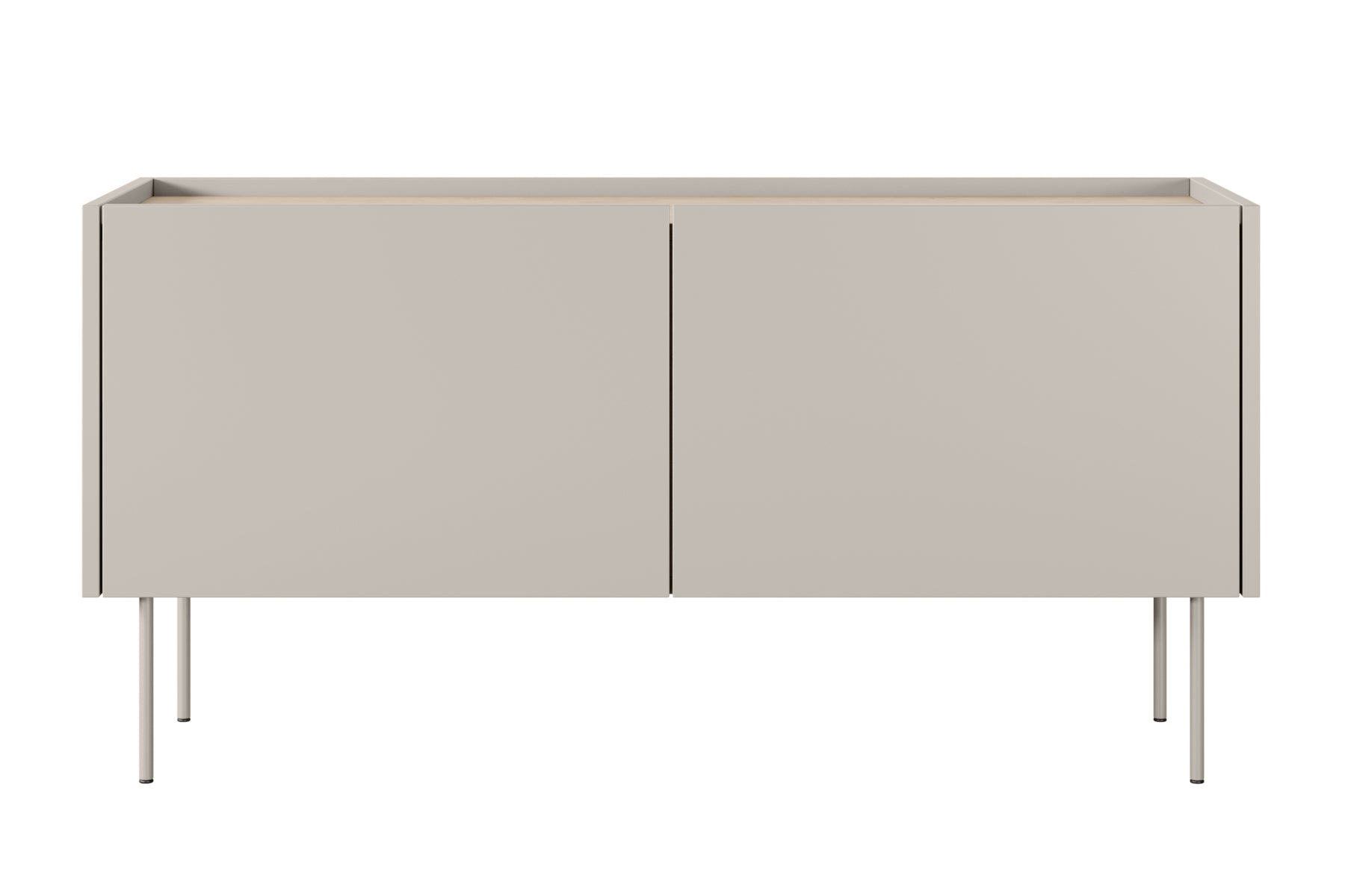 Mobile TV 2 ante 1 cassetto con piede in metallo Mars 120x60 cm