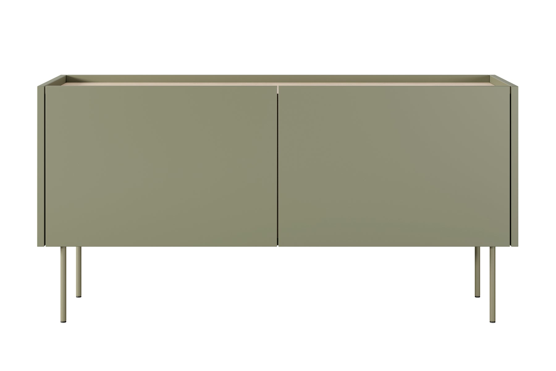 Mobile TV 2 ante 1 cassetto con piede in metallo Mars 120x60 cm