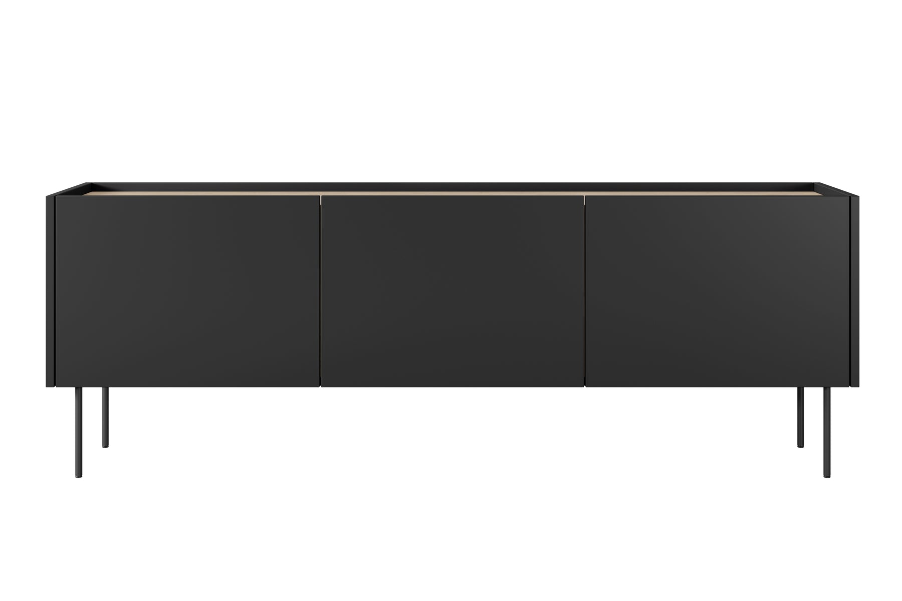 Mobile TV 3 ante 1 cassetto con piede in metallo Mars 170x60 cm