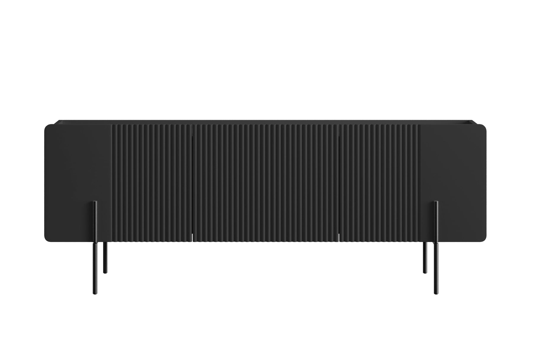 Mobile TV 2 ante 1 cassetto con piede in metallo Miami 150x57 cm