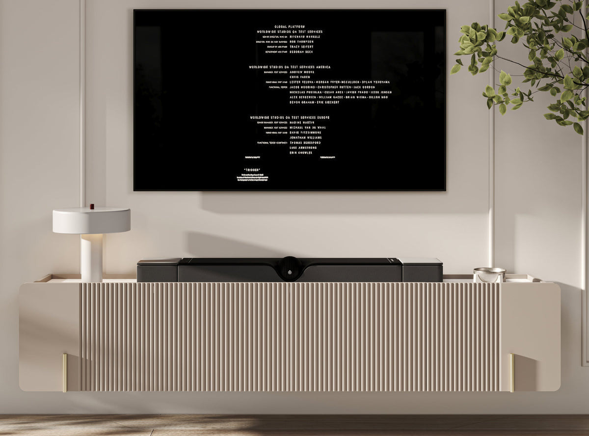 Mobile TV 2 ante 2 cassetti sospeso Miami 200x40 cm