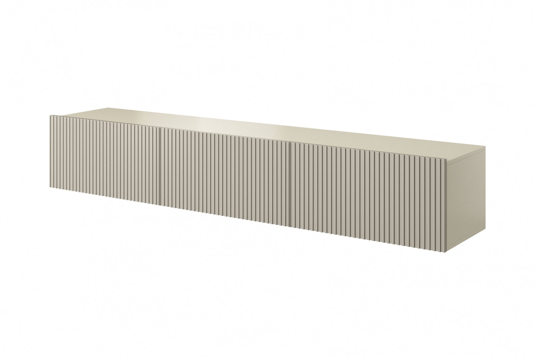 Mobile TV sospeso con 2 ante a ribalta 1 cassetto Nicole 200x45 cm