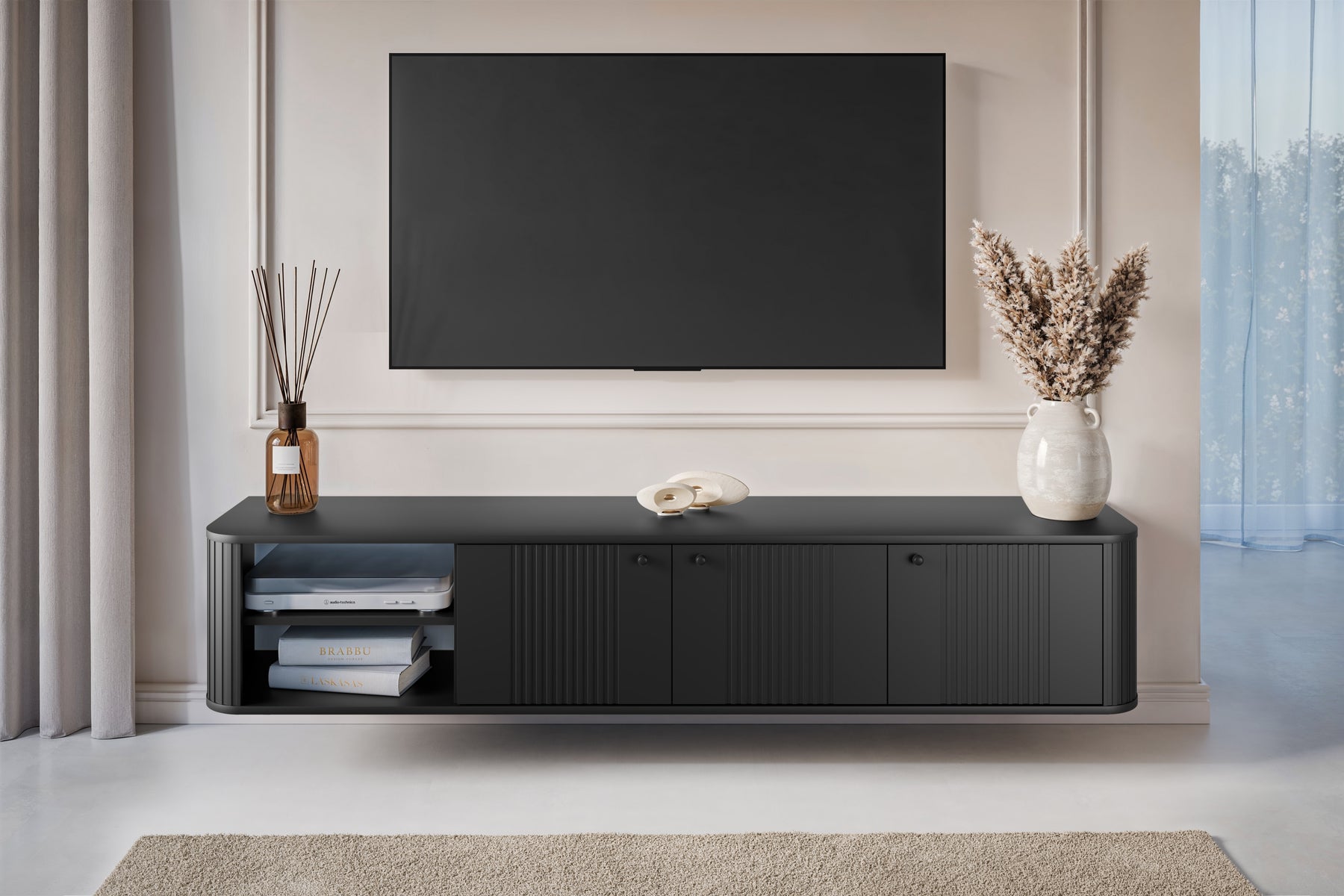 Mobile TV 3 ante sospeso Liberty 187x36 cm
