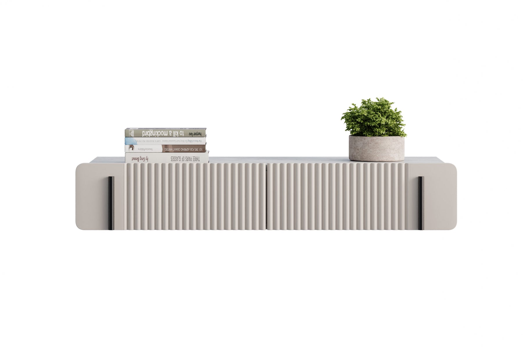 Consolle sospesa 2 cassetti Miami 100x17 cm