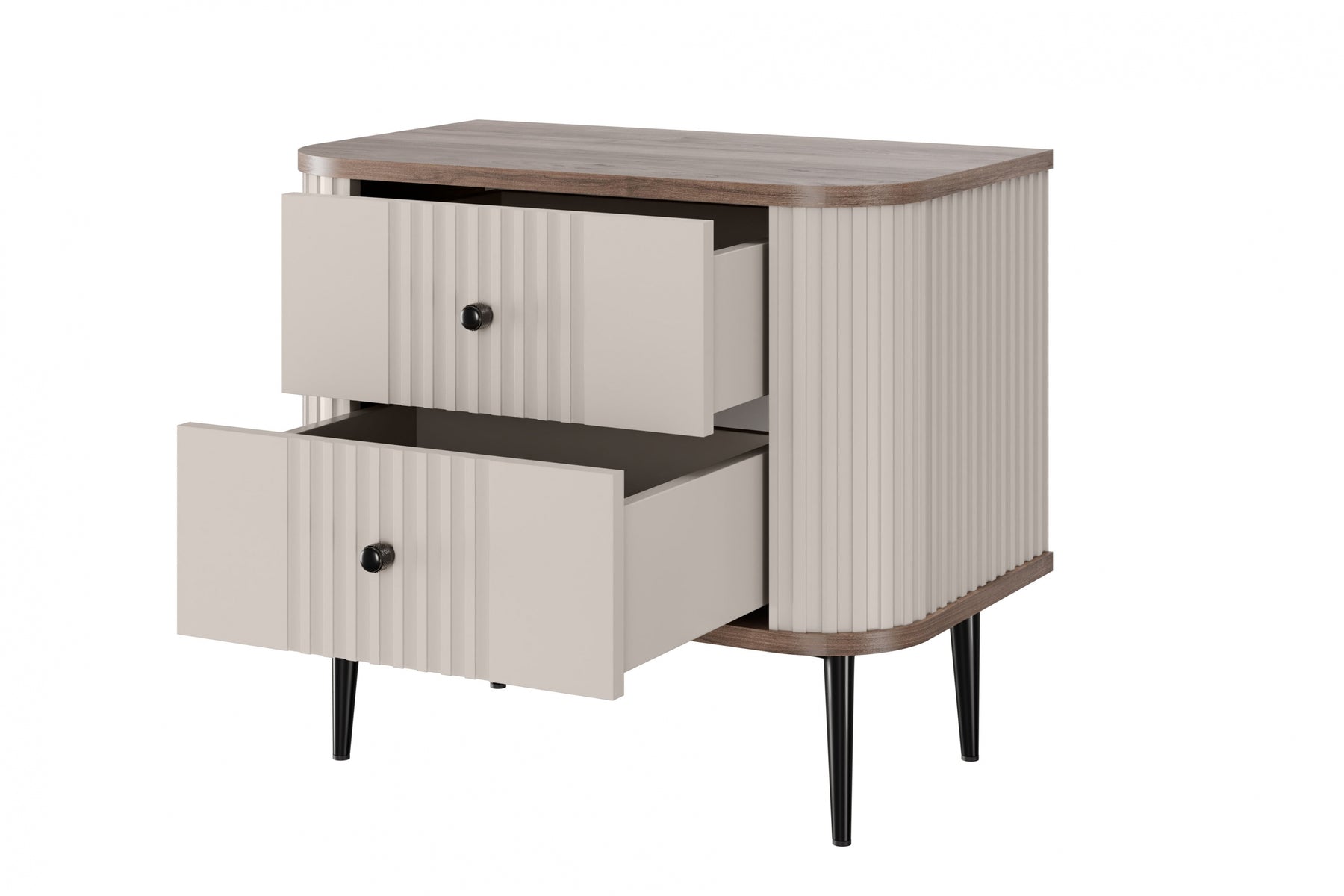 Set di 2 comodini 2 cassetti Liberty 58x51 cm