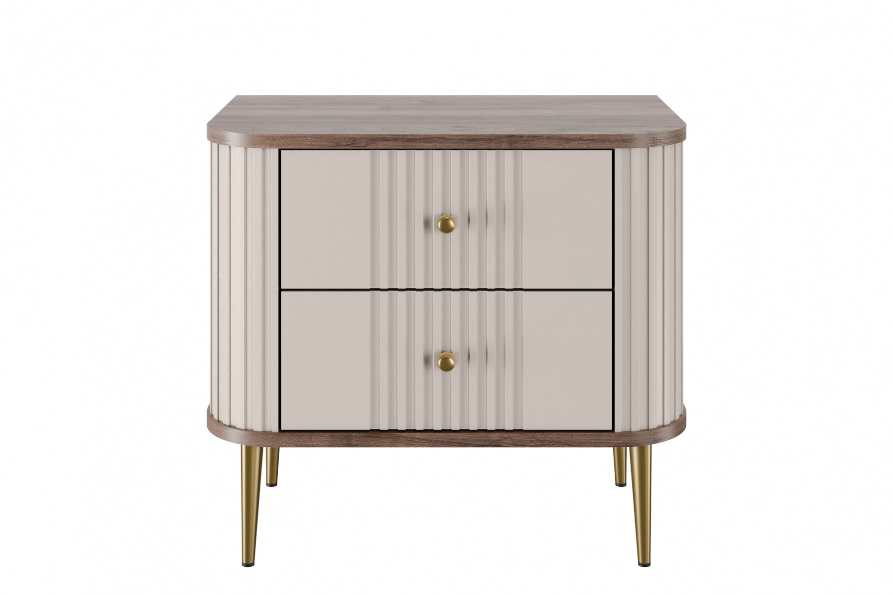 Set di 2 comodini 2 cassetti Liberty 58x51 cm
