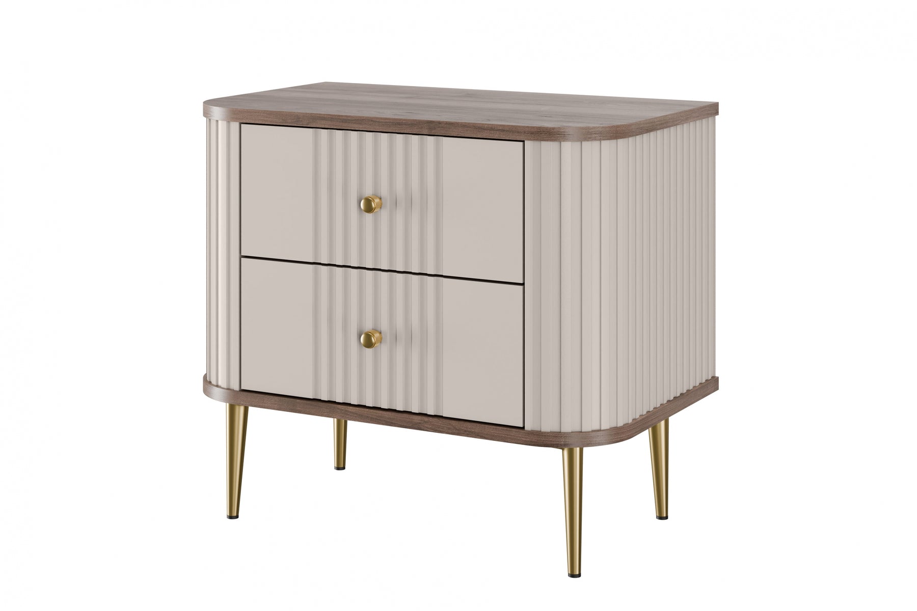 Set di 2 comodini 2 cassetti Liberty 58x51 cm