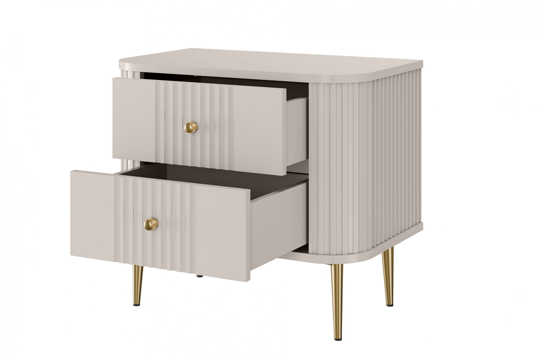 Set di 2 comodini 2 cassetti Liberty 58x51 cm