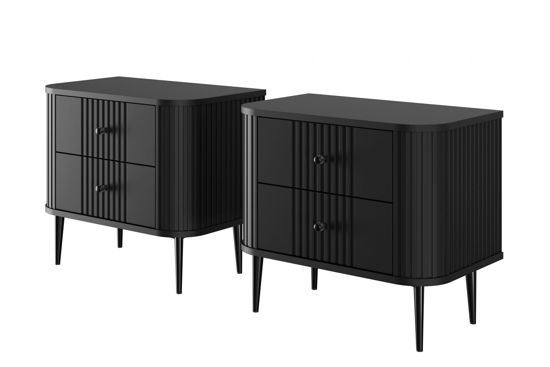 Set di 2 comodini 2 cassetti Liberty 58x51 cm