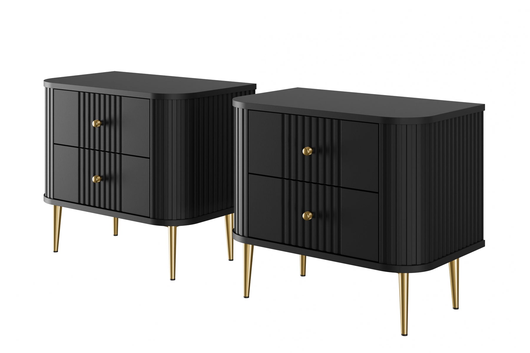 Set di 2 comodini 2 cassetti Liberty 58x51 cm