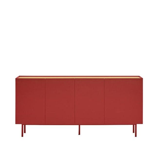 Madia 4 ante rosso Arista di Teulat 165x40 cm
