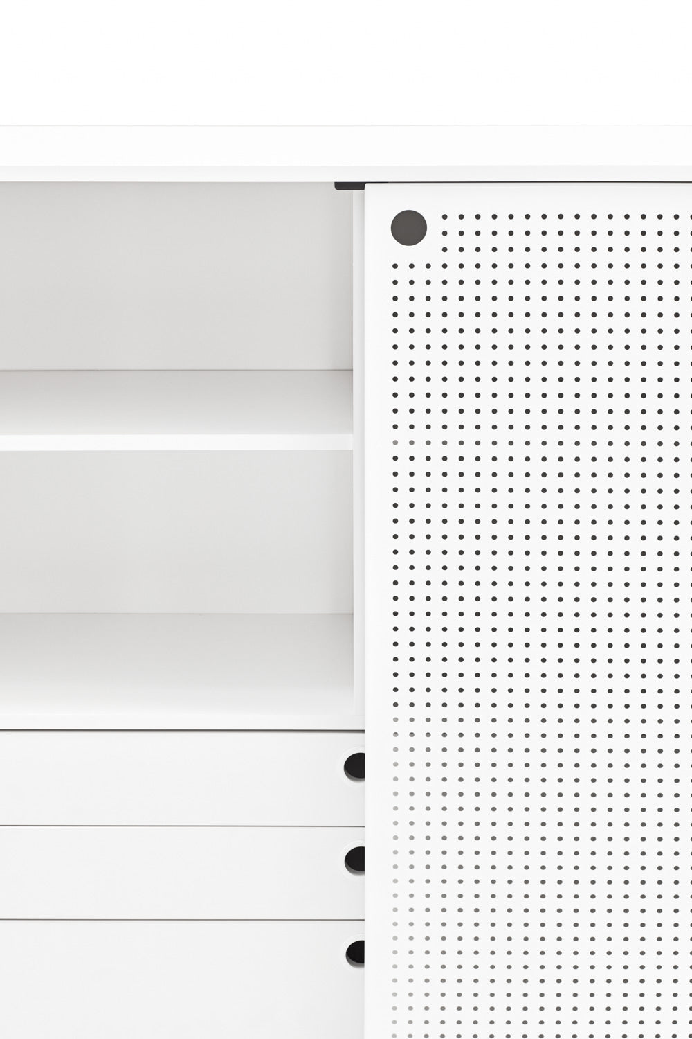 Credenza 2 ante bianco Punto di Teulat 93x130 cm