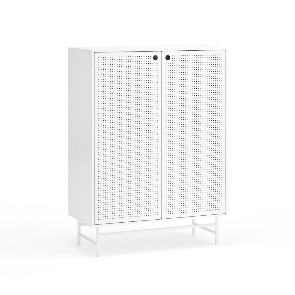 Credenza 2 ante bianco Punto di Teulat 93x130 cm